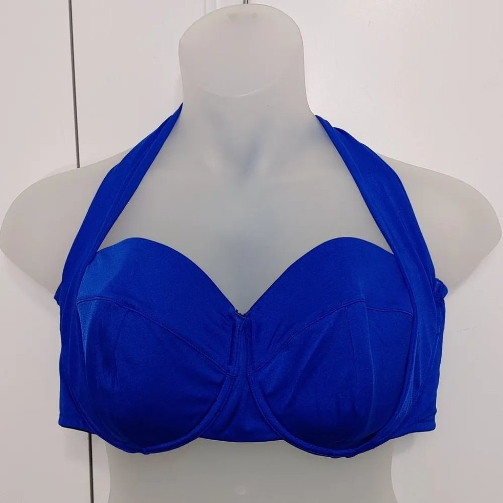 ASOS blue bikini top - Picture 2 of 5